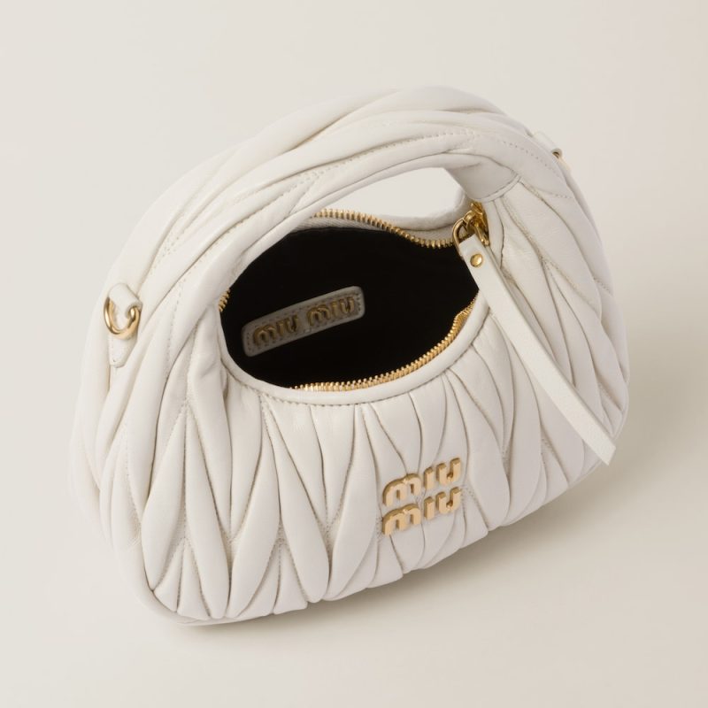 Wander matelassé nappa leather hobo mini-bag - Image 4