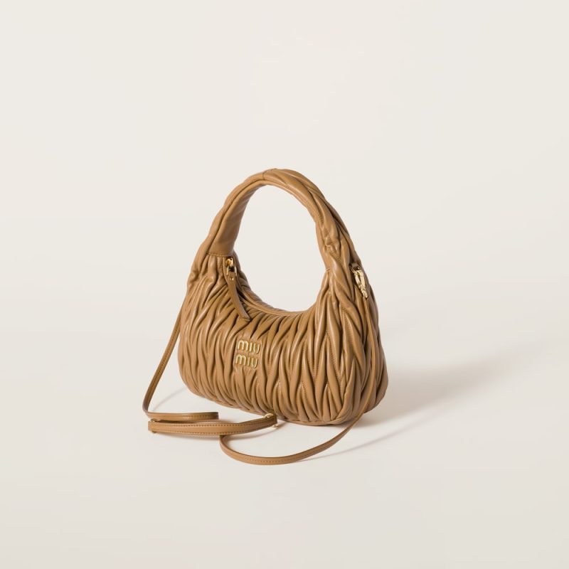 Regular wander matelassé nappa leather hobo bag - Image 2