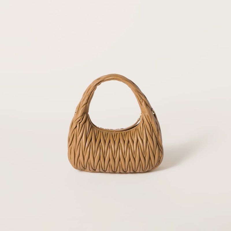 Regular wander matelassé nappa leather hobo bag - Image 3