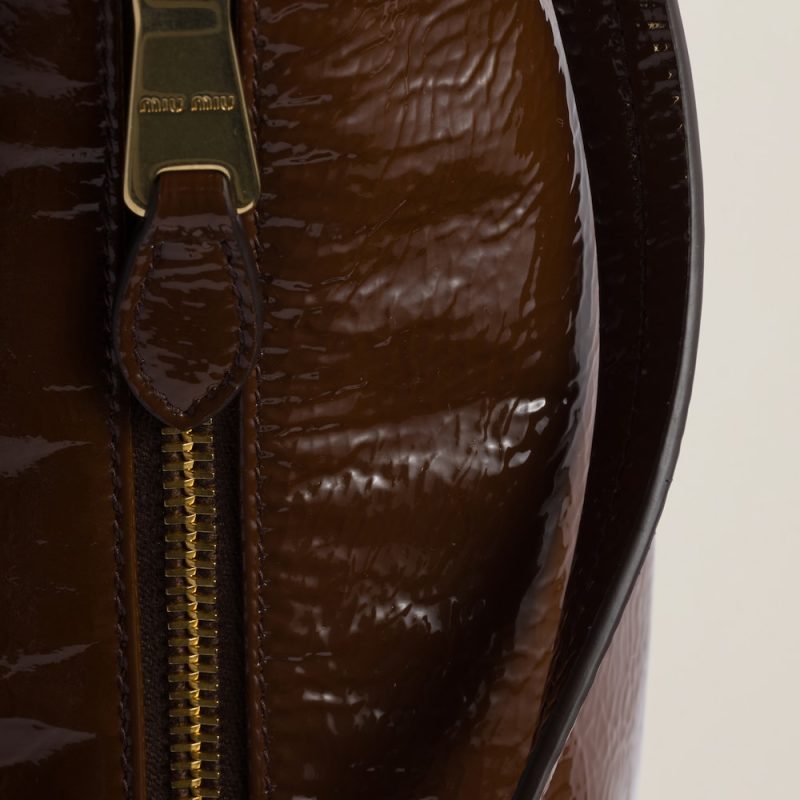 Naplak patent leather pouch - Image 5