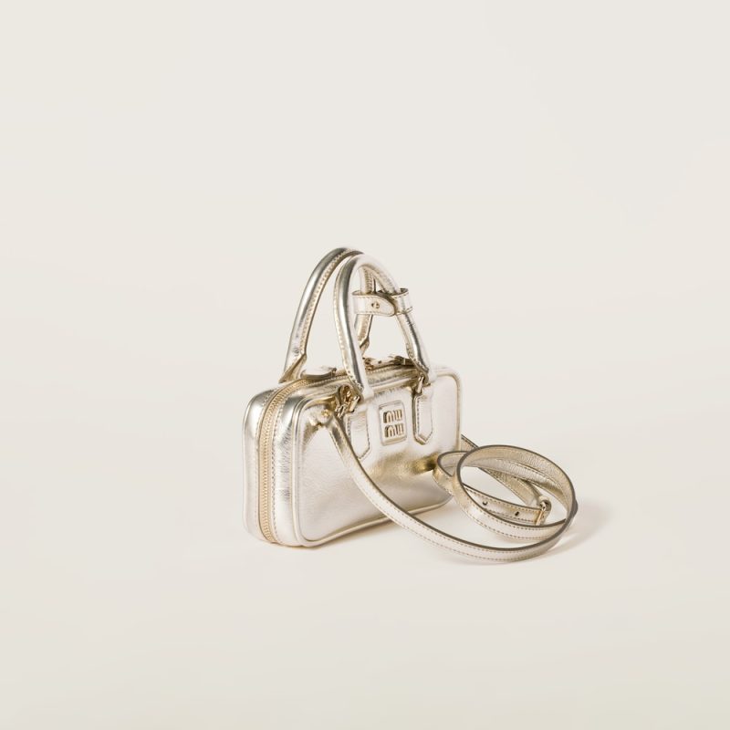 Arcadie laminated nappa leather minI-bag - Image 2