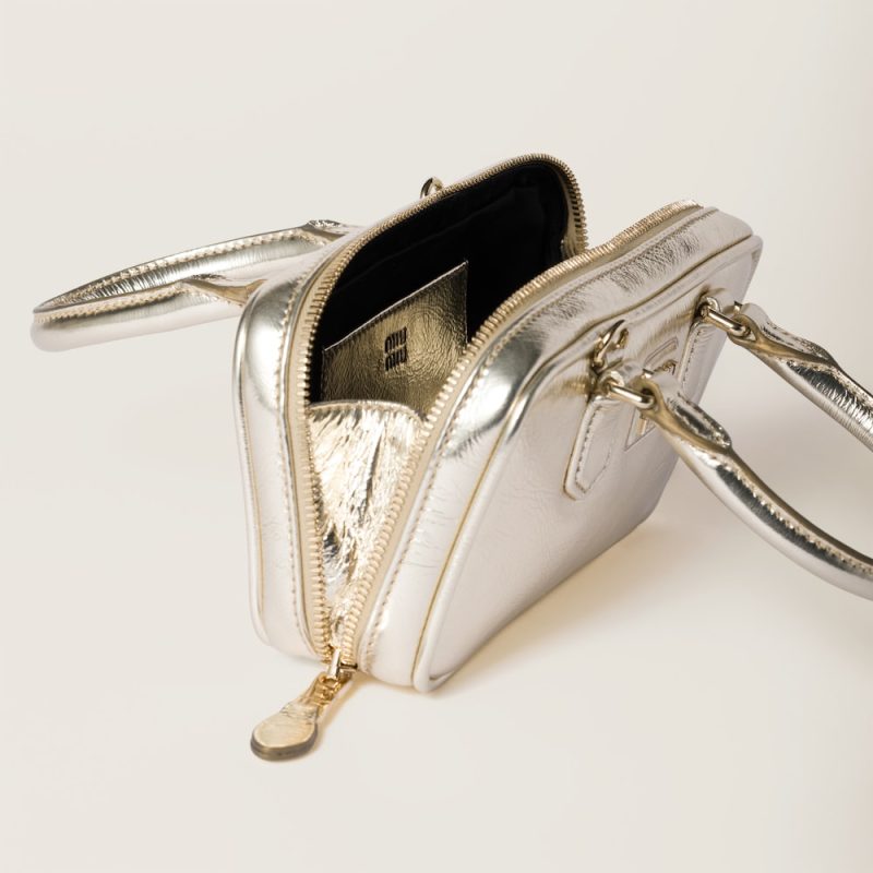Arcadie laminated nappa leather minI-bag - Image 4