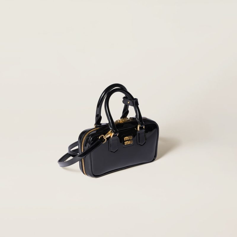 Arcadie patent leather mini-bag - Image 2