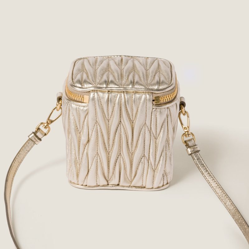 Matelassé nappa leather micro bag - Image 3