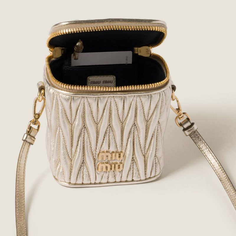 Matelassé nappa leather micro bag - Image 4