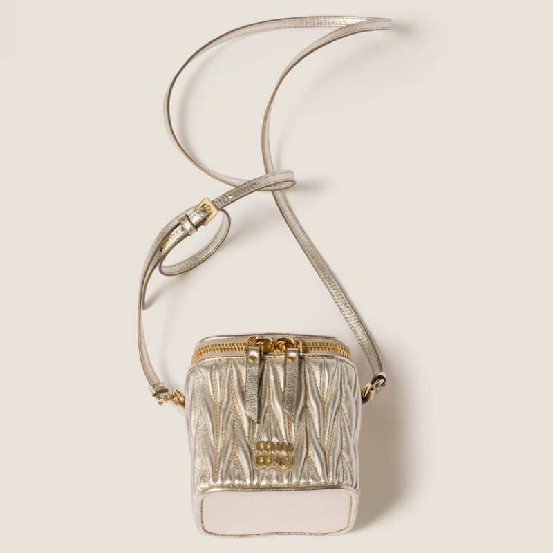 Matelassé nappa leather micro bag - Image 5