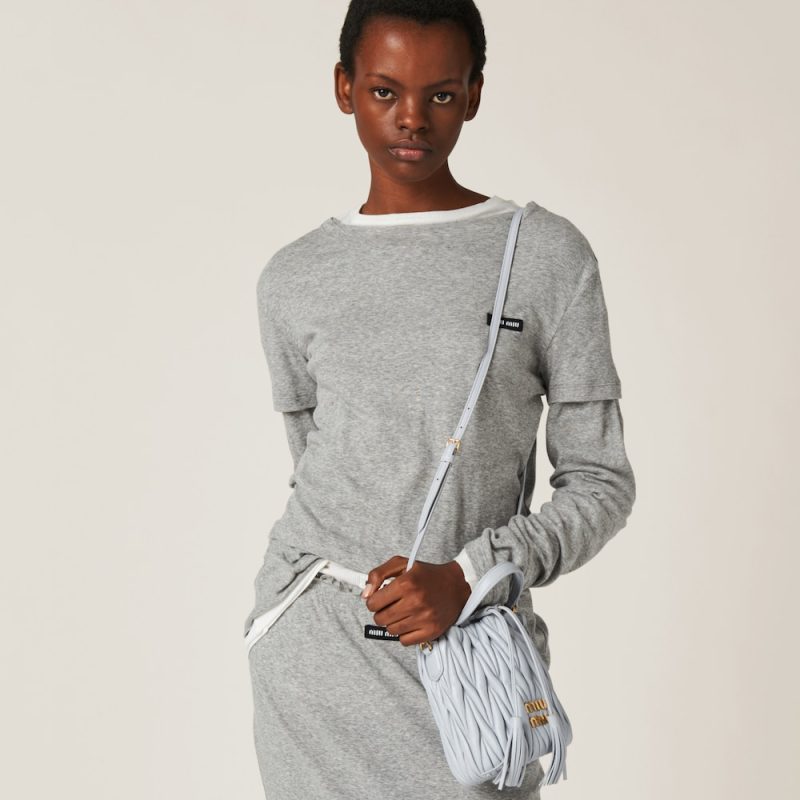 Matelassé nappa leather bucket bag - Image 2