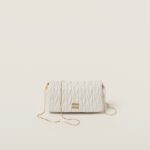 Matelassé nappa leather mini-bag