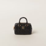 Arcadie Matelassé nappa leather micro-bag