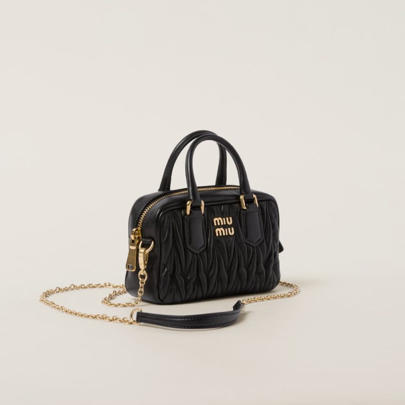 Arcadie Matelassé nappa leather micro-bag - Image 3