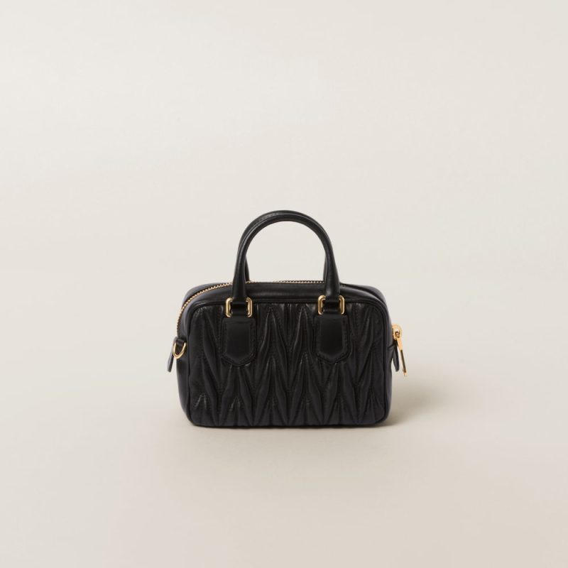 Arcadie Matelassé nappa leather micro-bag - Image 4