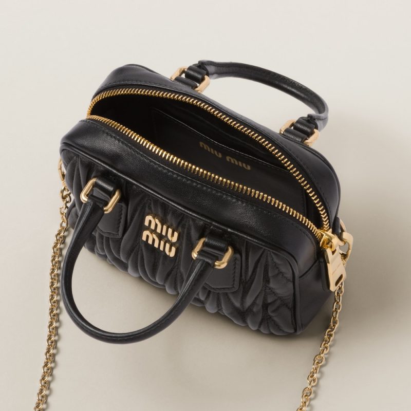 Arcadie Matelassé nappa leather micro-bag - Image 5
