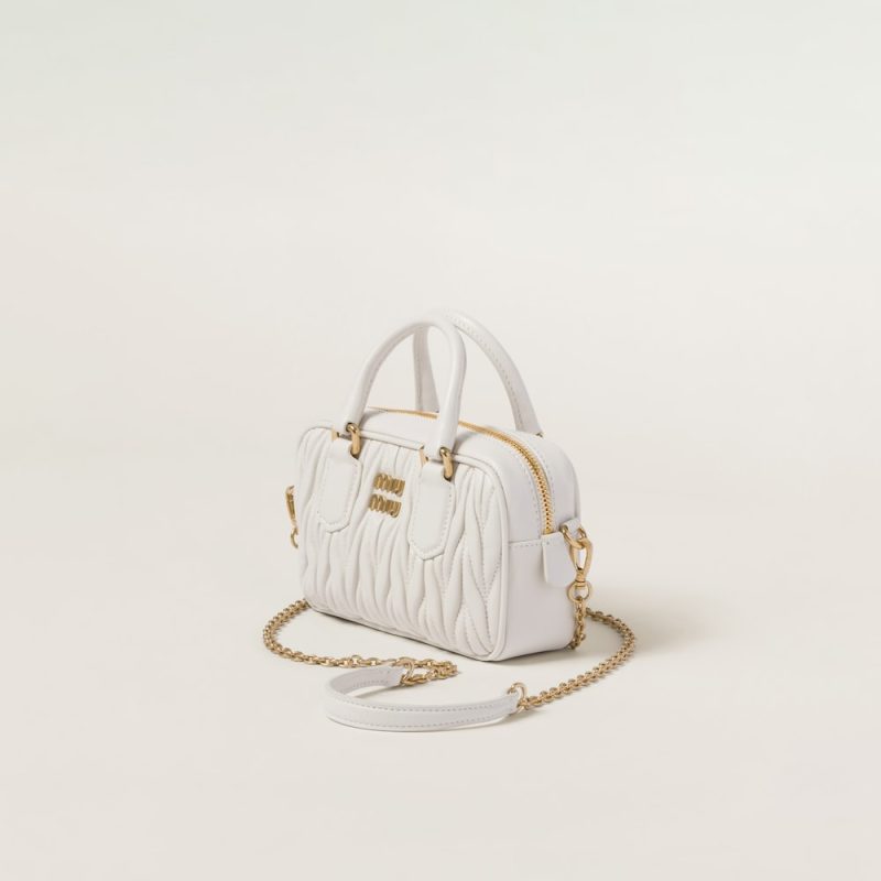 Arcadie Matelassé nappa leather micro-bag - Image 3