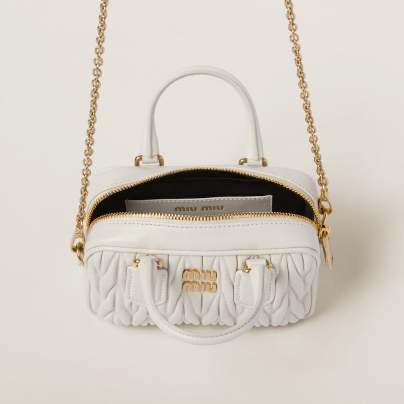 Arcadie Matelassé nappa leather micro-bag - Image 5