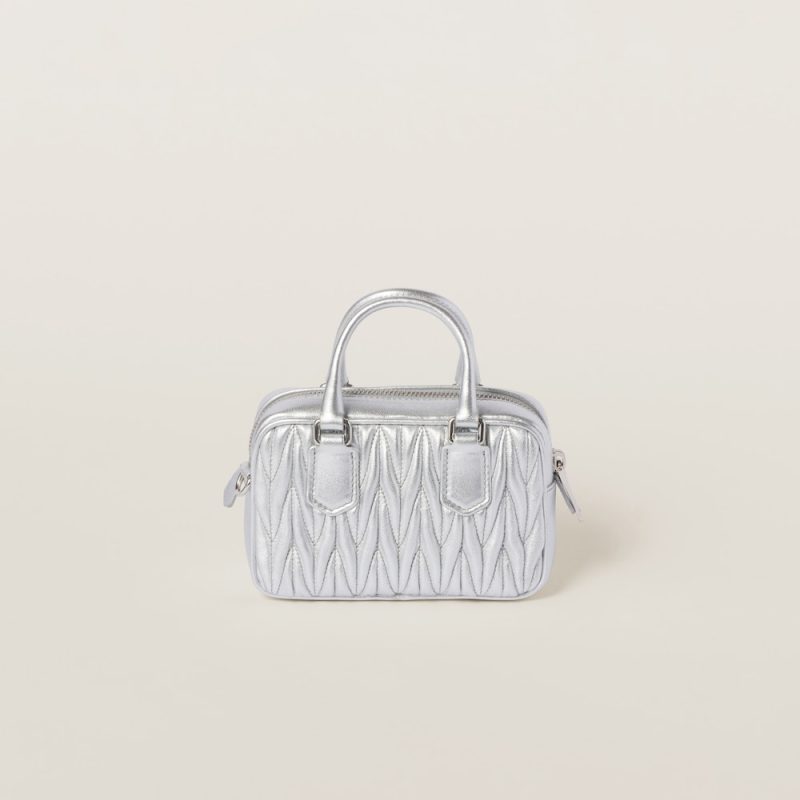 Arcadie Matelassé nappa leather micro-bag - Image 4
