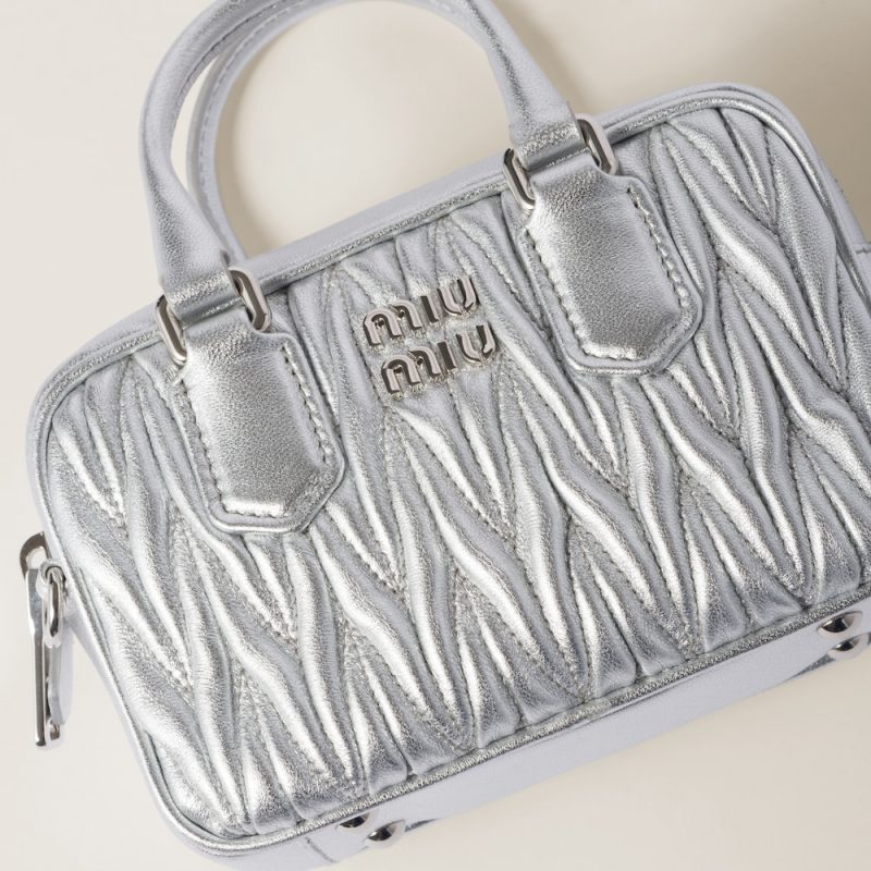 Arcadie Matelassé nappa leather micro-bag - Image 7