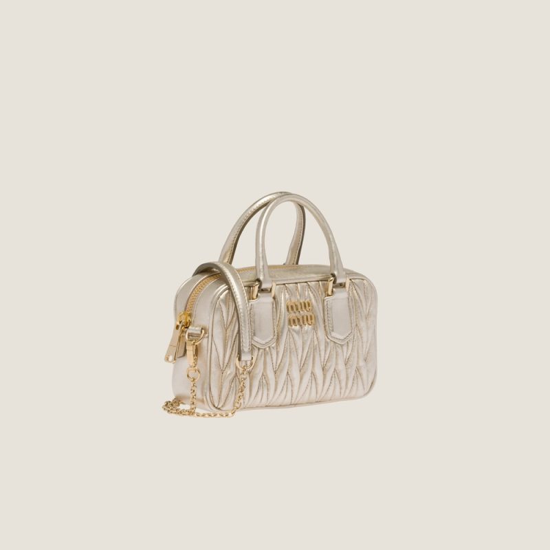 Arcadie Matelassé nappa leather micro-bag - Image 2