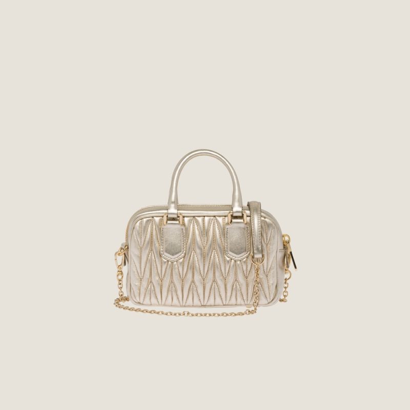 Arcadie Matelassé nappa leather micro-bag - Image 3