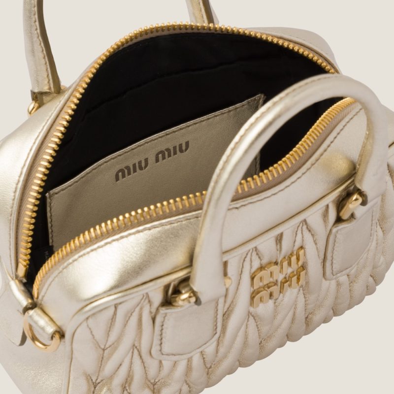 Arcadie Matelassé nappa leather micro-bag - Image 5