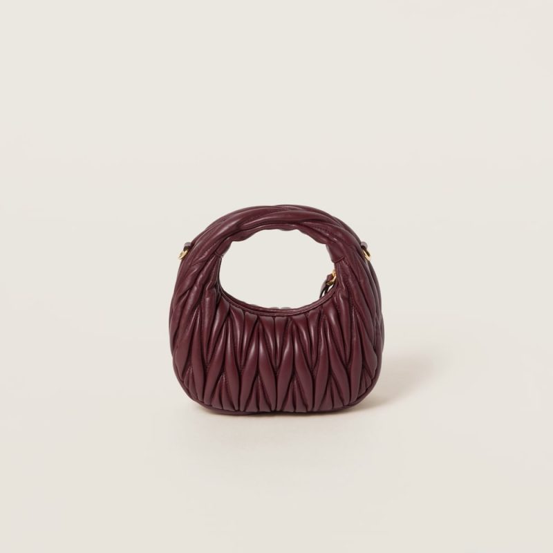 Wander matelassé nappa leather hobo mini-bag - Image 3