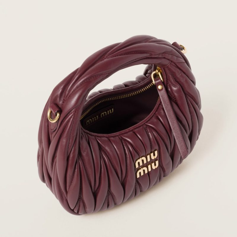 Wander matelassé nappa leather hobo mini-bag - Image 4
