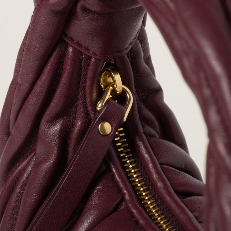 Wander matelassé nappa leather hobo mini-bag - Image 5