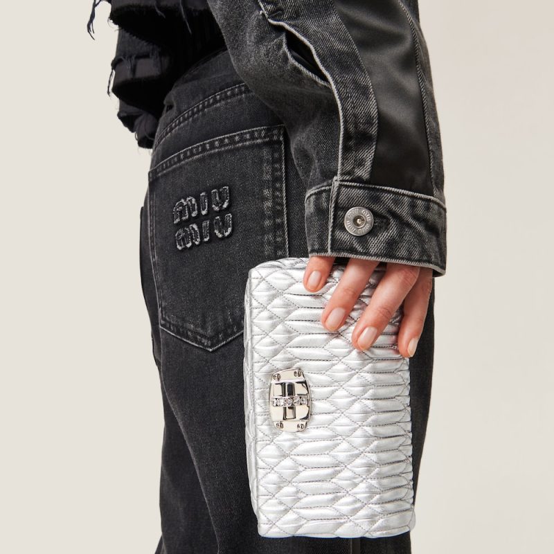 Miu Crystal nappa leather and crystal mini-bag - Image 5