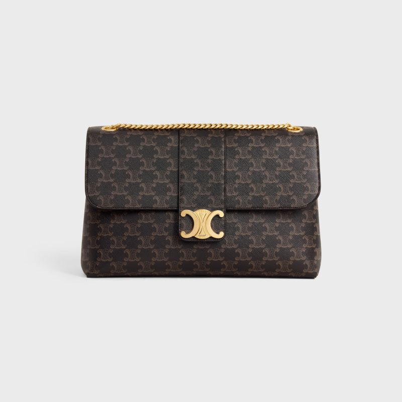 LARGE CELINE VICTOIRE BAG IN TRIOMPHE CANVAS