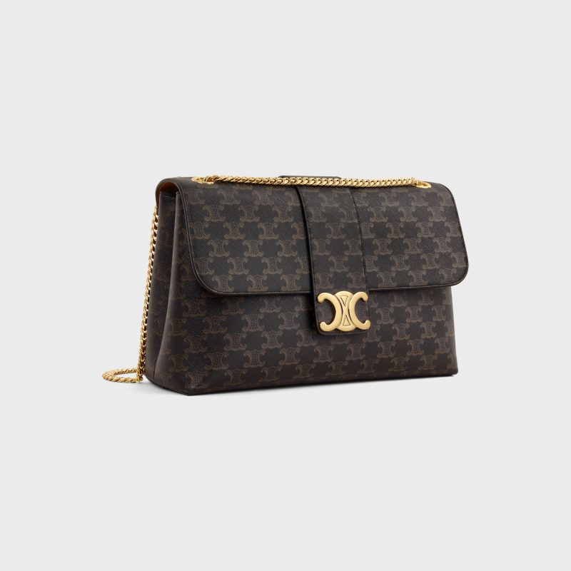 LARGE CELINE VICTOIRE BAG IN TRIOMPHE CANVAS - Image 2