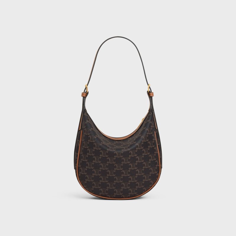 SMALL HELO?SE CUIR TRIOMPHE BAG IN TRIOMPHE CANVAS AND CALFSKIN - Image 3