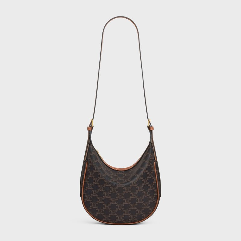 SMALL HELO?SE CUIR TRIOMPHE BAG IN TRIOMPHE CANVAS AND CALFSKIN - Image 5