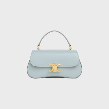 TEEN CELINE LOLA IN SHINY CALFSKIN ICE BLUE