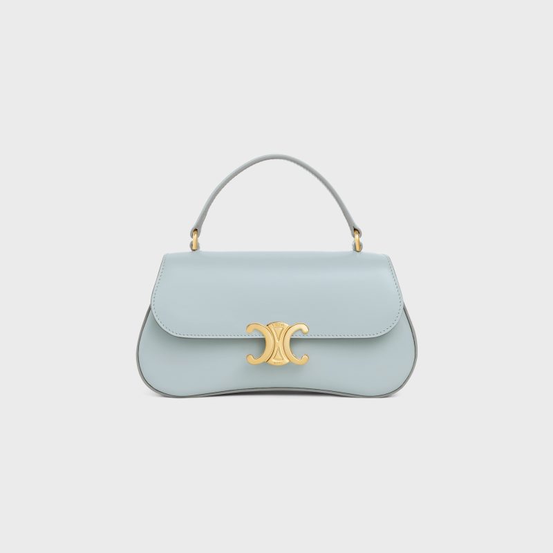TEEN CELINE LOLA IN SHINY CALFSKIN ICE BLUE