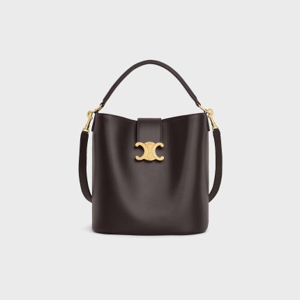 MEDIUM LOUISE BAG IN SMOOTH CALFSKIN EBONY