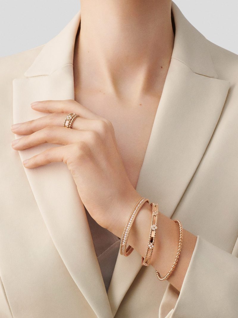Perlee pearls of gold ring, medium model - Image 3