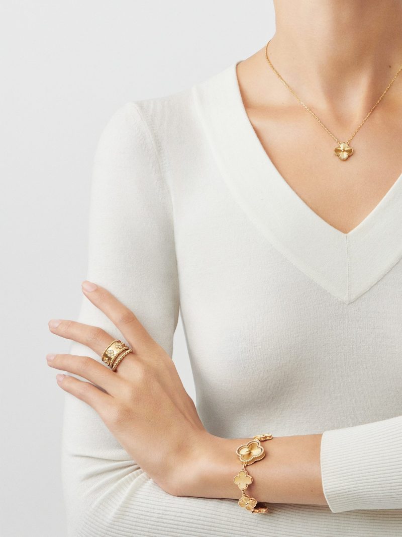 Perlee pearls of gold ring, medium model - Image 2