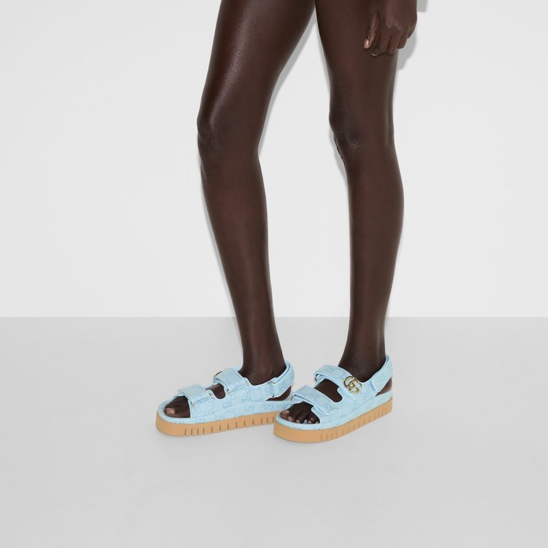 Womens sandal with Double G - Image 2