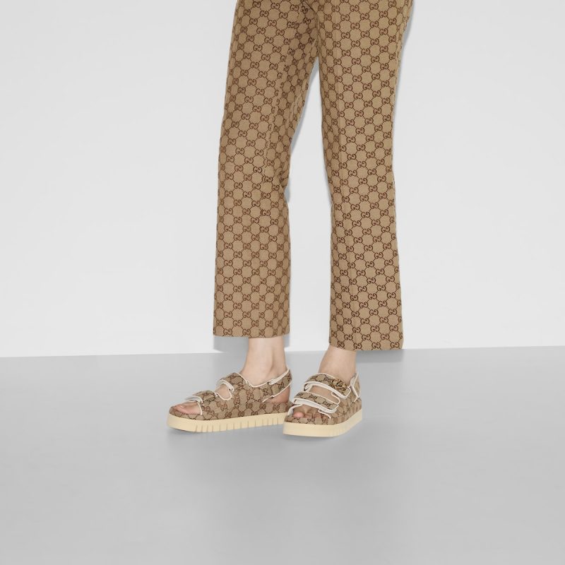 Womens sandal with Double G - Image 2