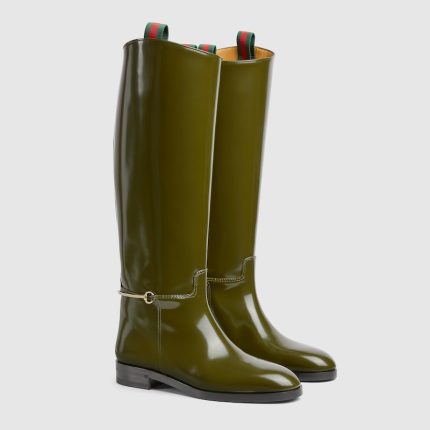 Womens slim Horsebit boot