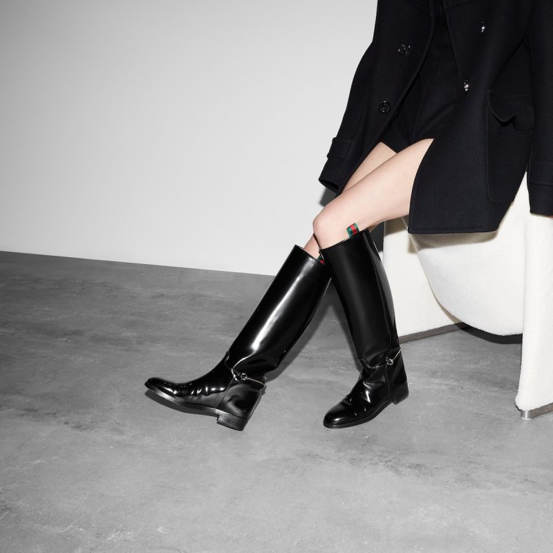 Womens slim Horsebit boot - Image 2