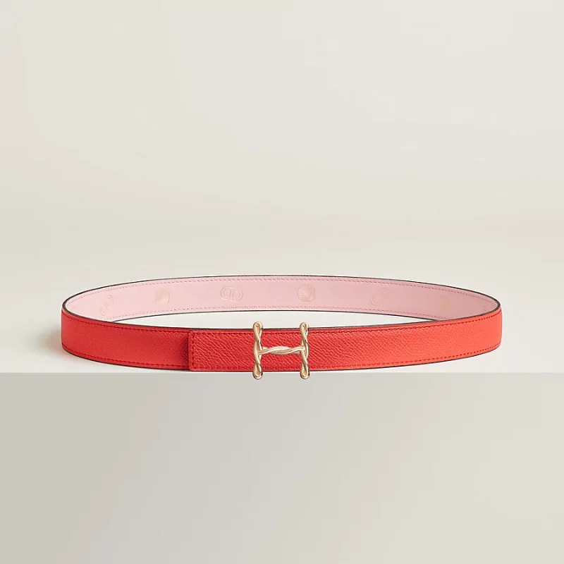H Torsade belt buckle & Herm??s sur Mer reversible leather strap 24 mm - Image 2
