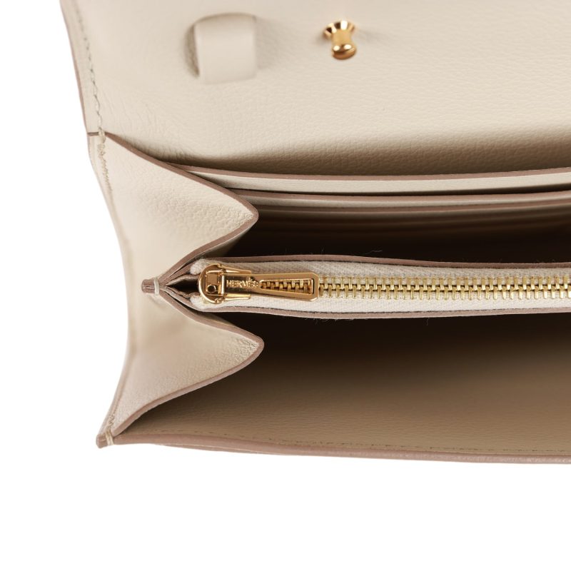 Hermes Constance Wallet To Go Beton Evercolor Gold Hardware - Image 9
