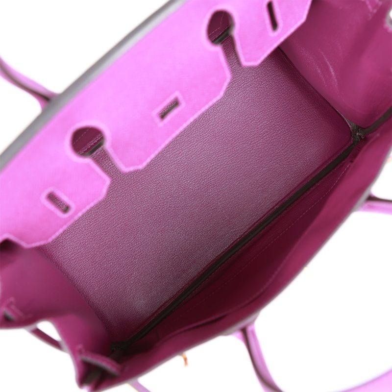 Hermes Birkin 30 Anemone Epsom Gold Hardware - Image 8