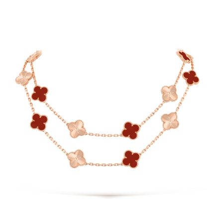 Vintage Alhambra long necklace, 20 motifs