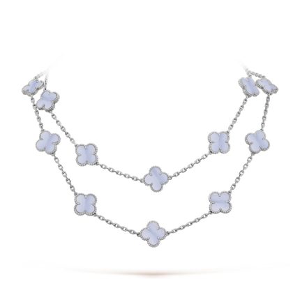 Vintage Alhambra long necklace, 20 motifs