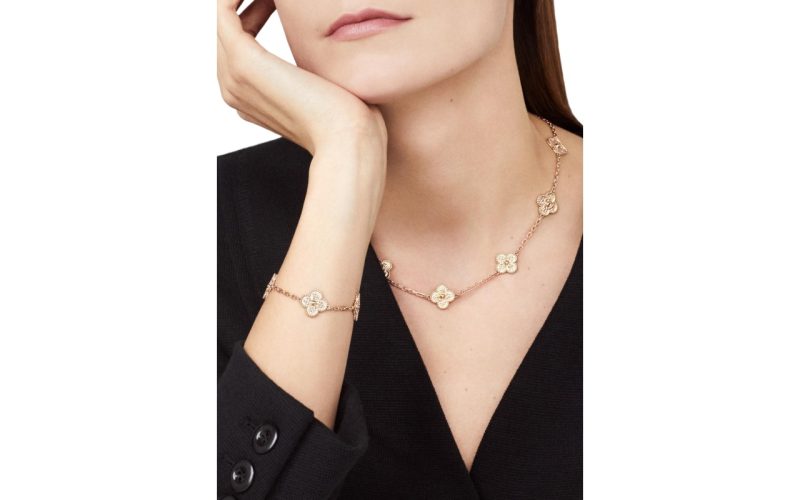 Vintage Alhambra necklace, 10 motifs - Image 2