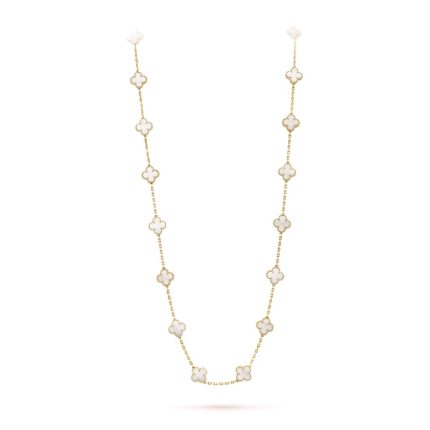 Vintage Alhambra long necklace, 20 motifs