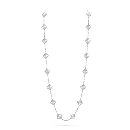 Vintage Alhambra long necklace, 20 motifs