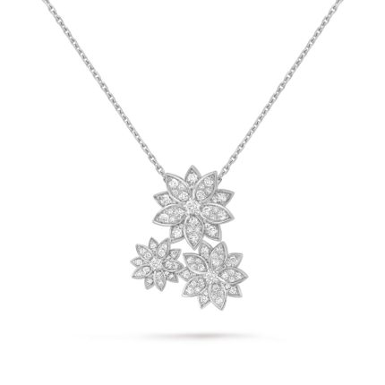 Lotus pendant, 3 flowers