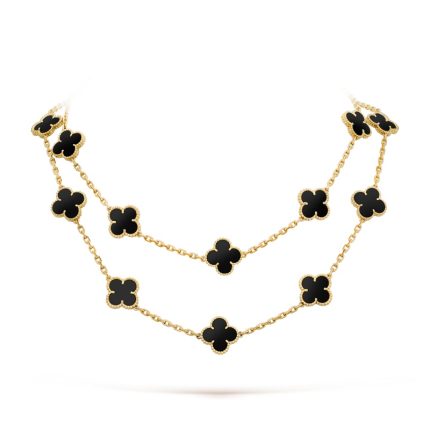 Vintage Alhambra long necklace, 20 motifs